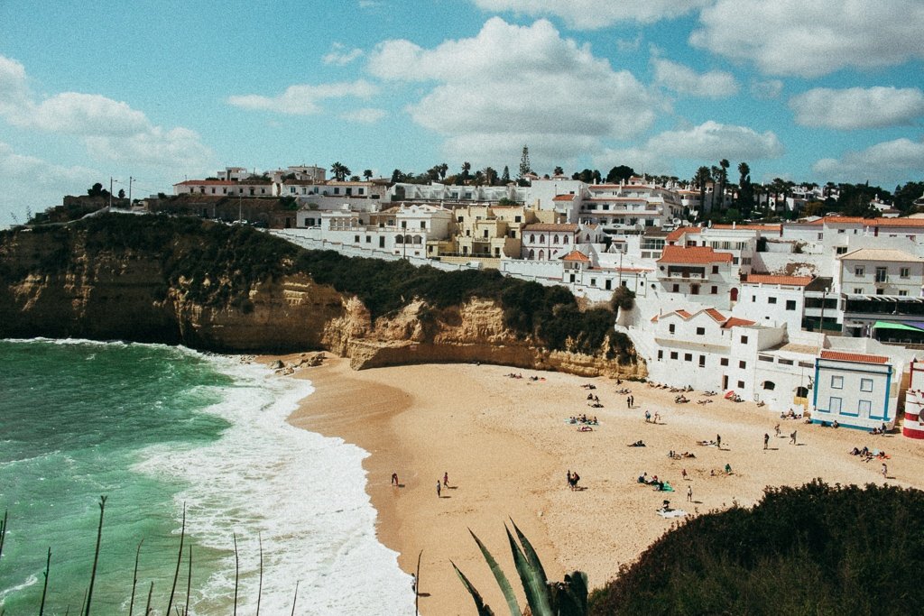 Portugal family vacation Algarve baby