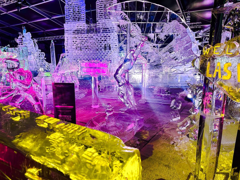 Visiting Torrejon de Ardoz, a Spanish Christmas Park near Madrid 11 ice sculptures spain