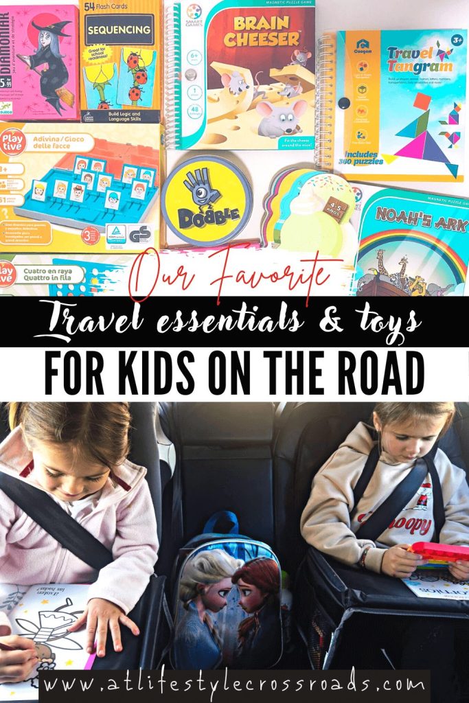 travel essentials for kids and toys