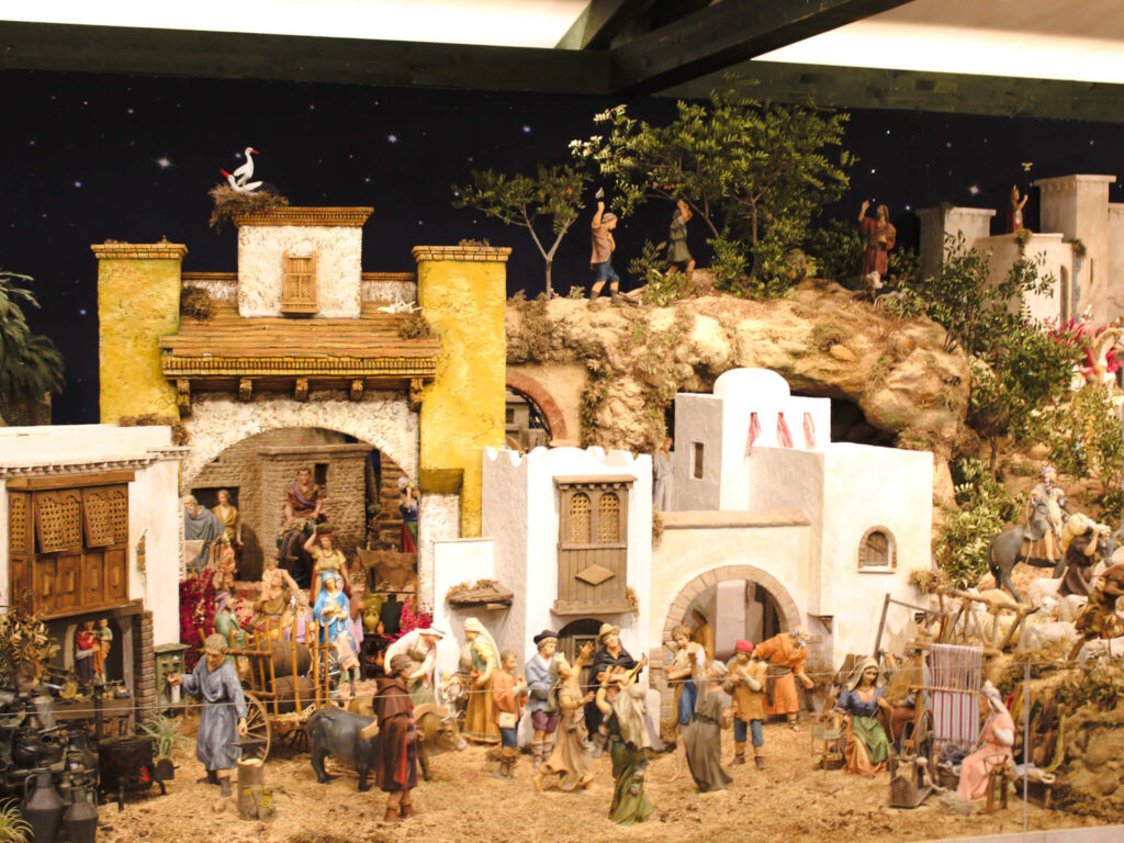 Belenes at Madrid christmas markets