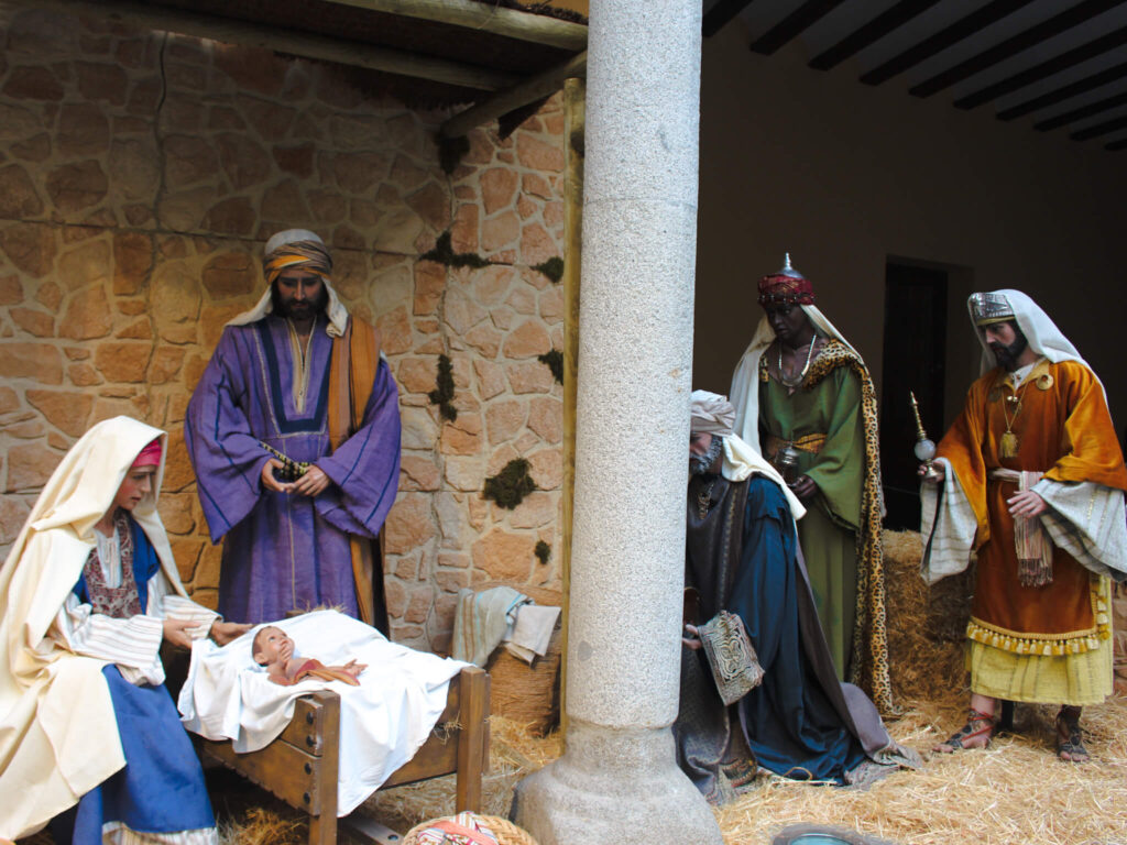 Full-scale Nativity scene at the Museo de San Isidro in Madrid