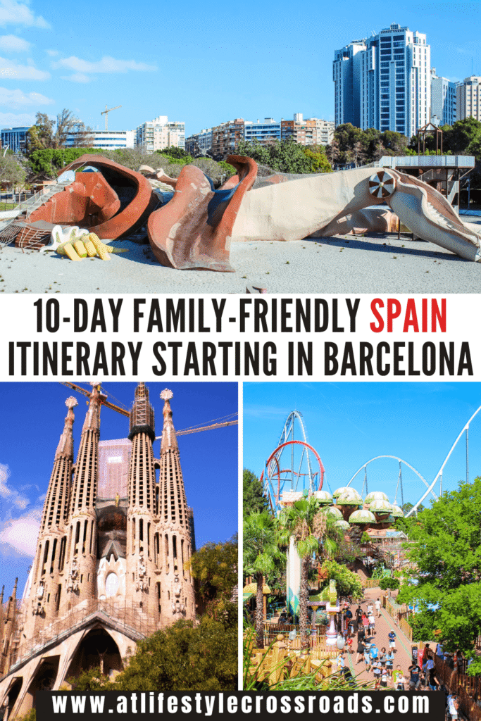 Spain with kids itinerary from barcelona