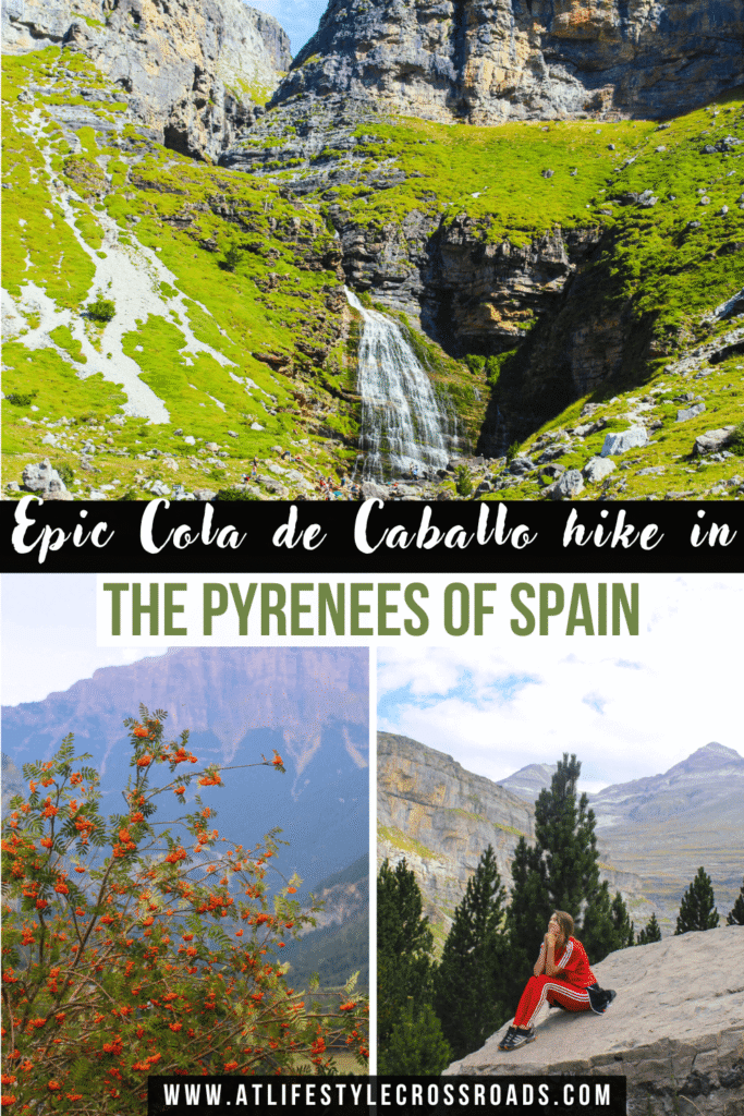 Best hike in the pyrenees cola de caballo waterfall