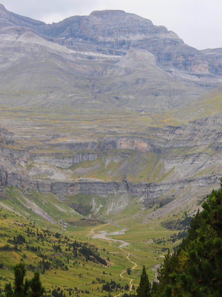 Hiking Cola de Caballo waterfall in spain