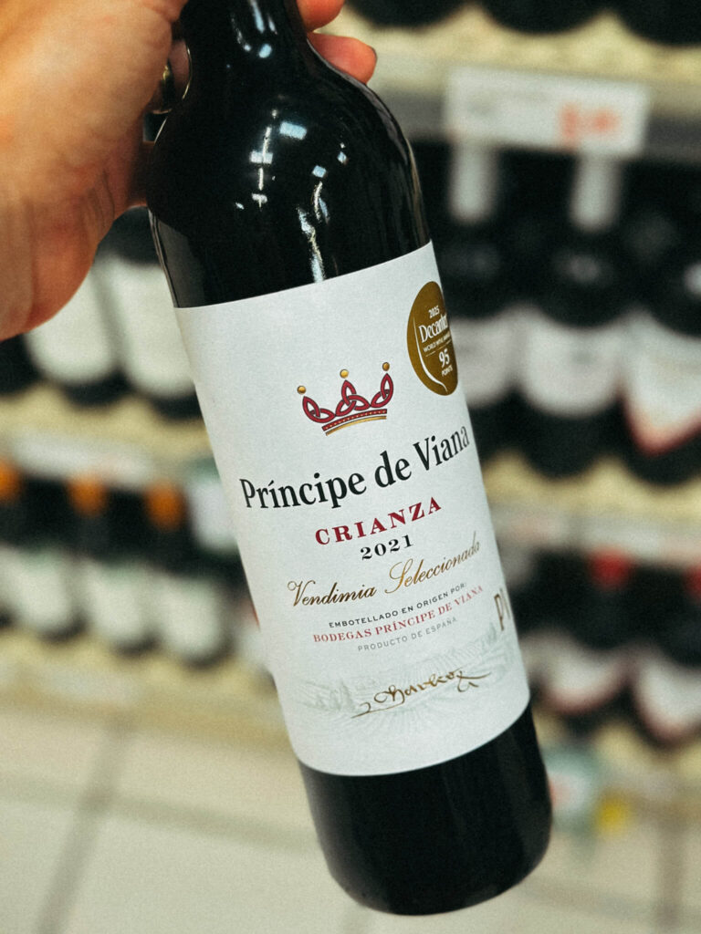Príncipe de Viana Navarra wine bottle Lesser-known Spanish wines