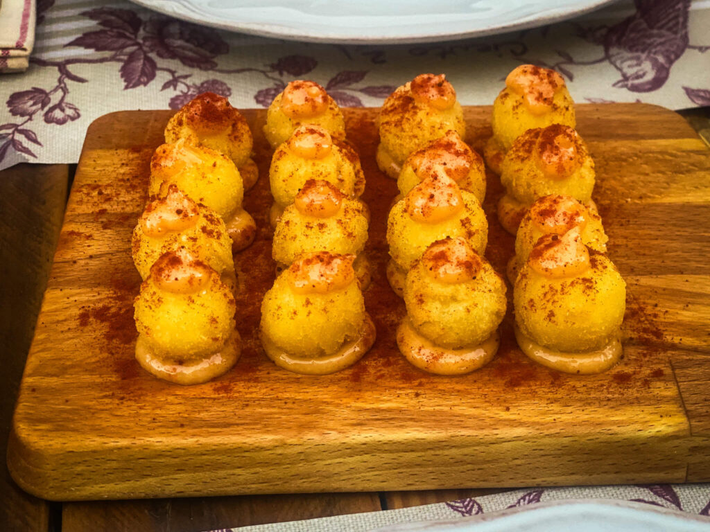 Patatas Bravas with a Creative Twist at a Valencia Restaurant