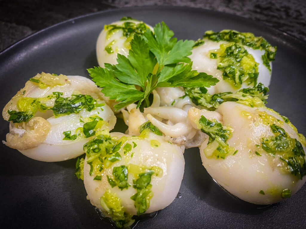 Sepia cuttlefish tapas in Spain