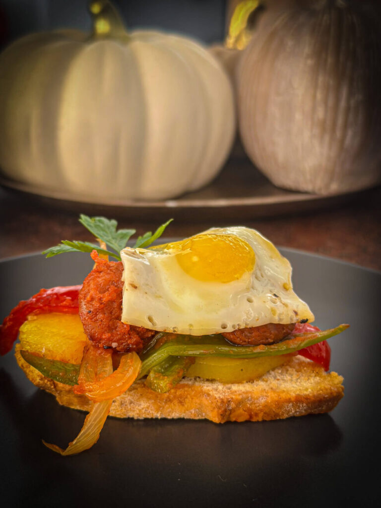 I also love enjoying Huevos a la Riojana on toast