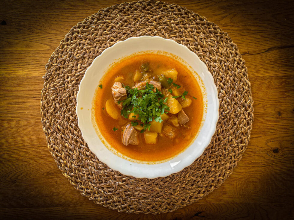 Basque fish soup in Spain