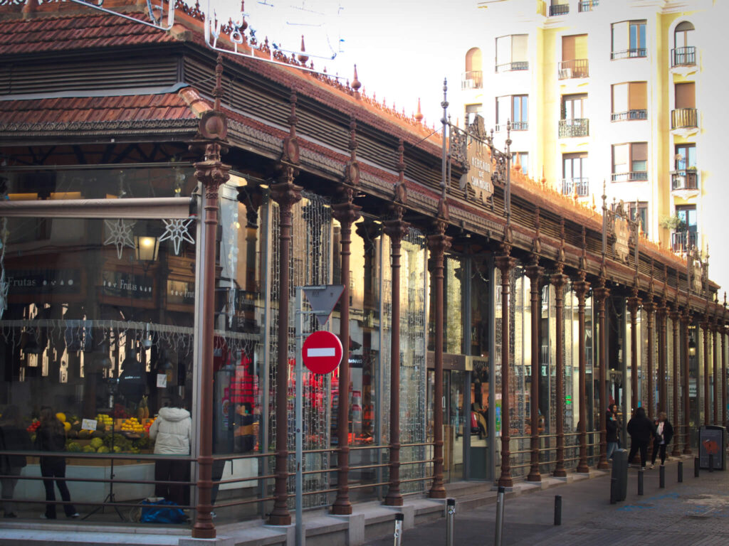 San miguel market in madrid