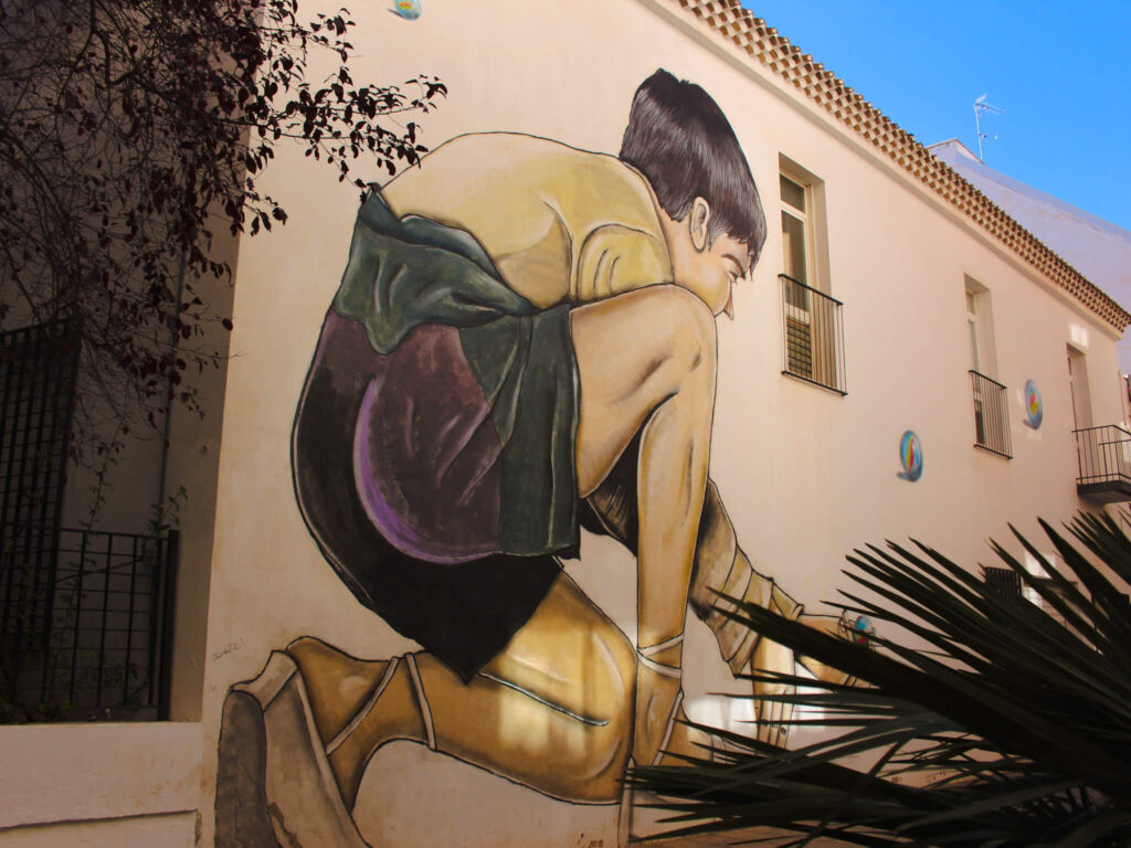 Murals in Tomelloso La Mancha Spain