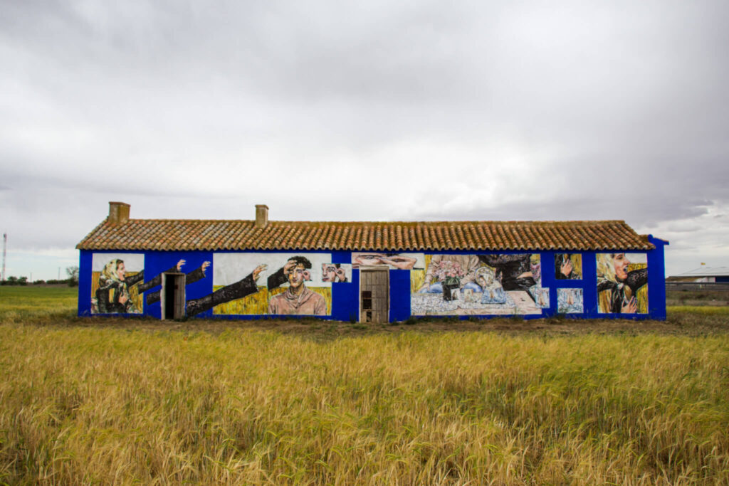 Graffiti in central Spain la mancha tomelloso