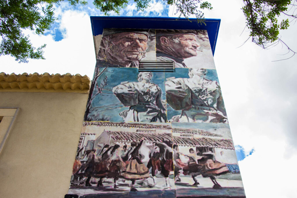 Murals in central spain