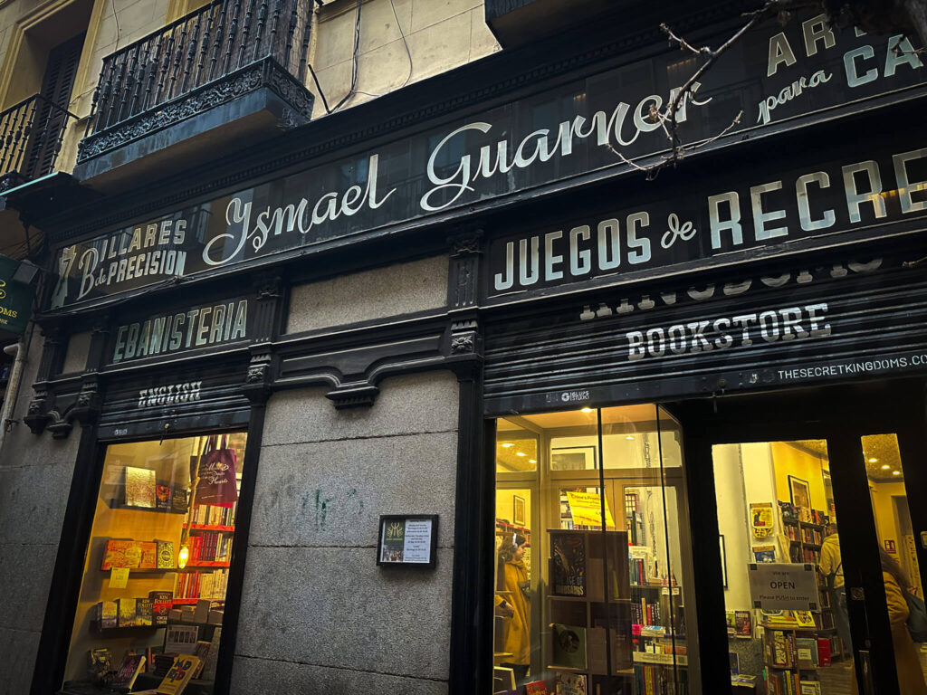 Book-lover itinerary Madrid