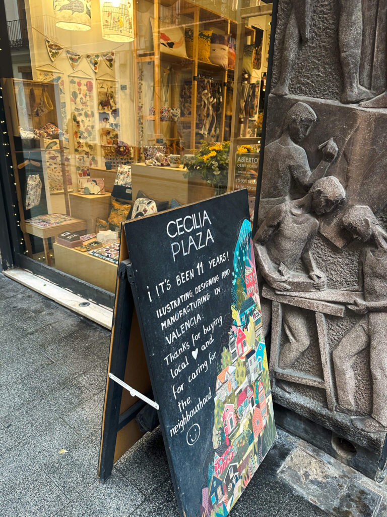 Local Handmade gifts in Valencia Spain