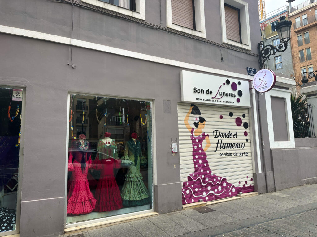 Flamenco shop in Valencia