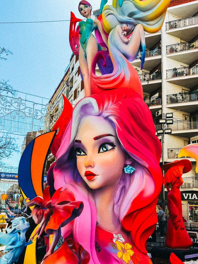 Falla beautiful sculpture valencia