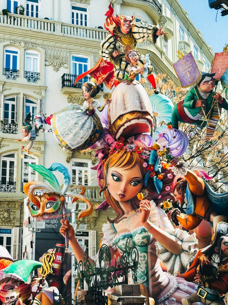 Las fallas in valencia spain 2026