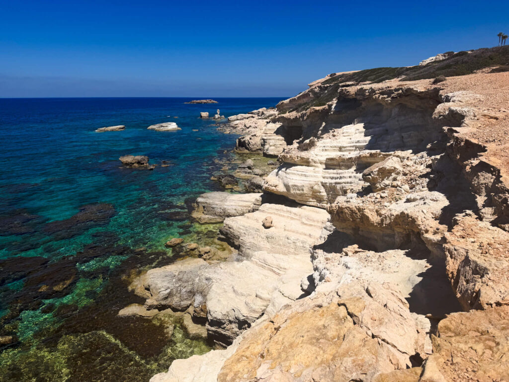 White Rocks near the village of Peyia