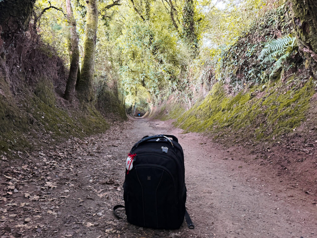 Backpack for camino de santiago