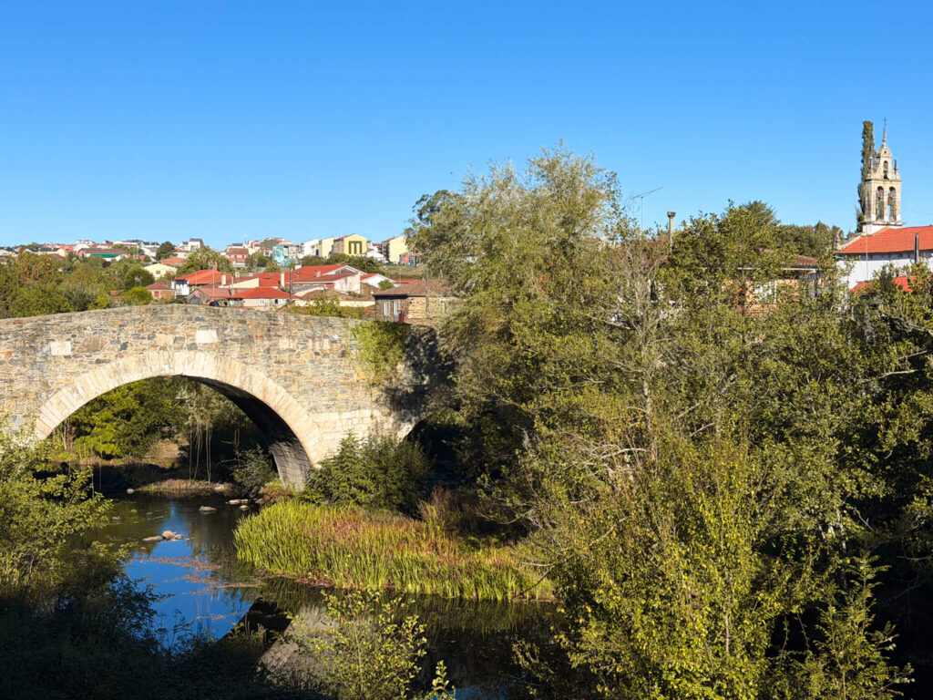Camino frances ancient bridge melide
