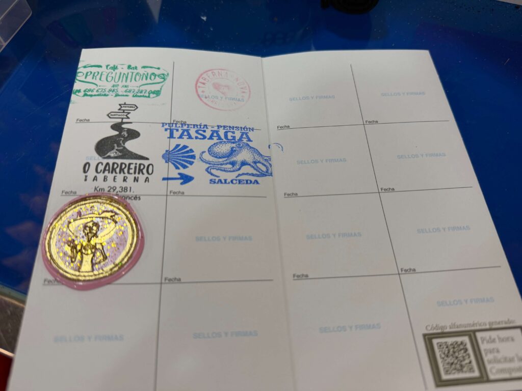 Credential and stams camino
