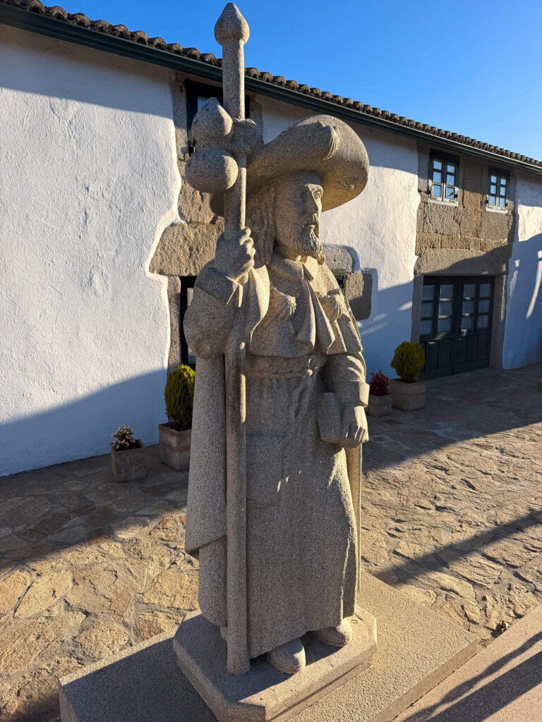 Saint santiago statue camino de santiago